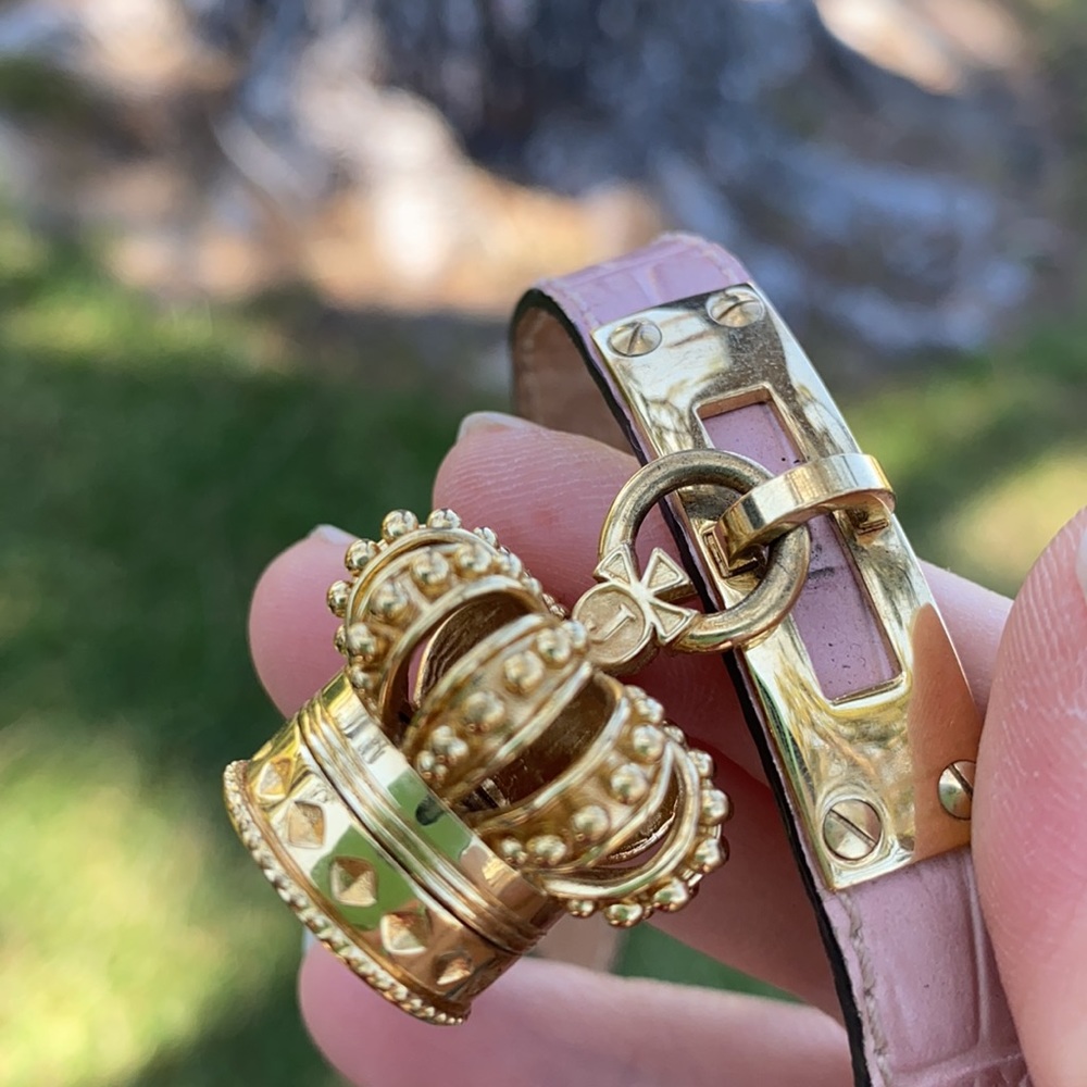 Juicy Couture Crown Watch CHARM Leather bracelet - Picture 8 of 15